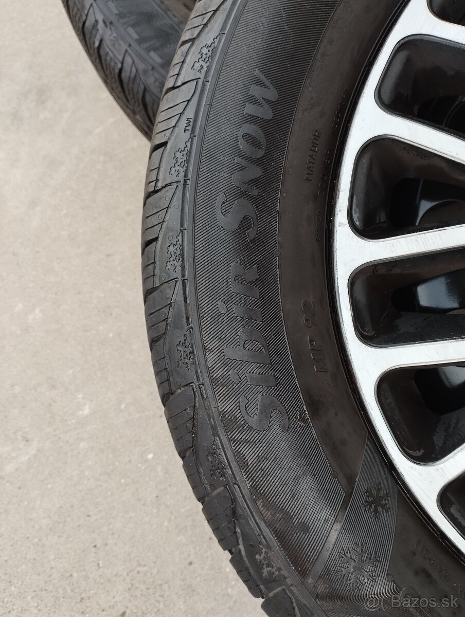 Predám sadu zimných pneu na diskoch 185/65 R15 T - 2