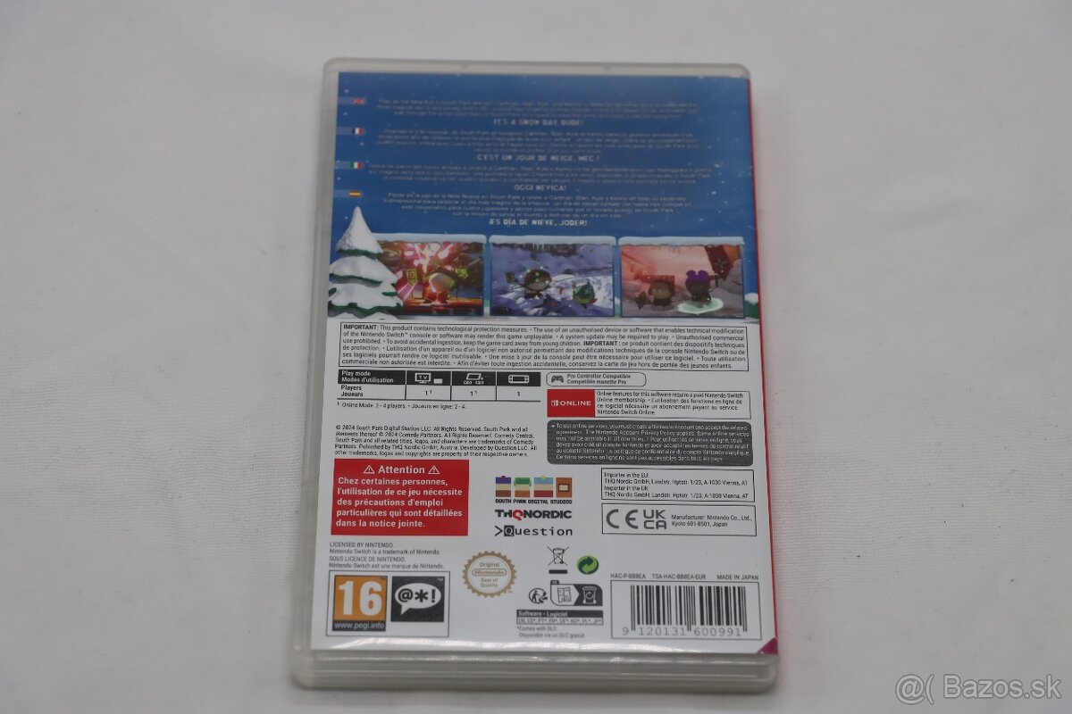 South Park: Snow Day (Nintendo Switch) | krabička + cartrid - 2