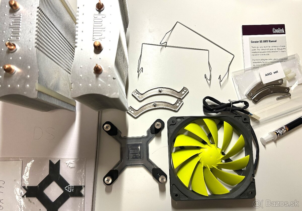 Coolink Corator DS - komplet príslušenstvo Intel+AMD - 2