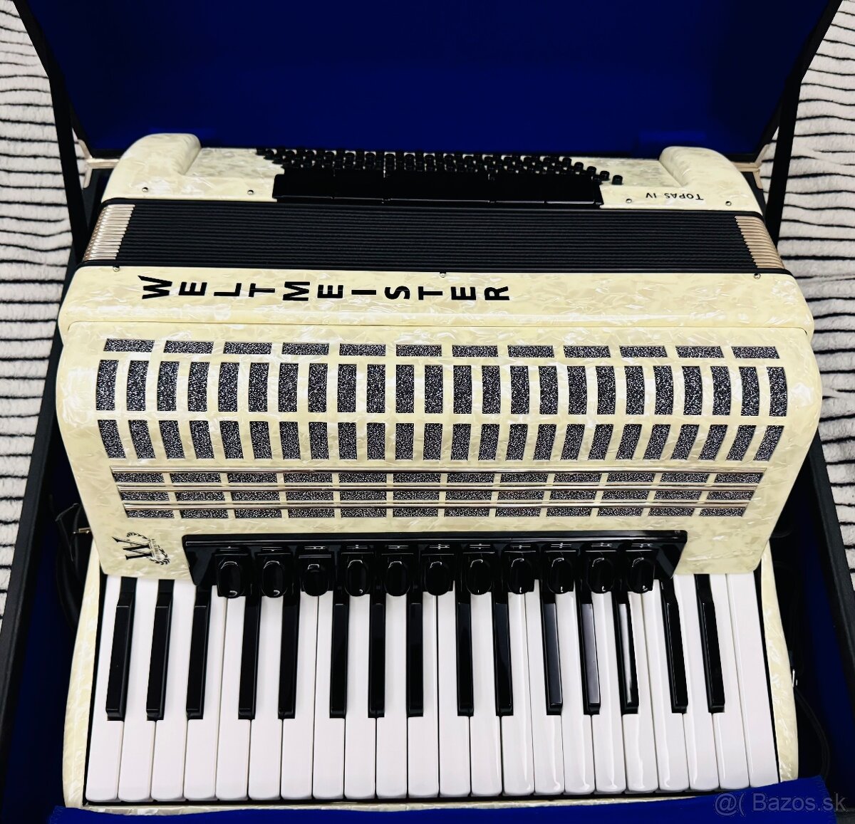 Akordeón, harmonika , Wtmeister Topas IV , 96 - 2