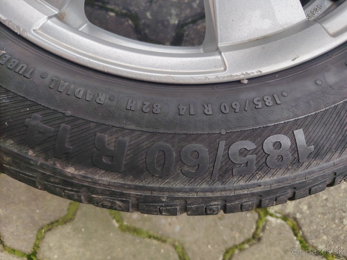 Predám hliníkové disky “14“ PLW - 2