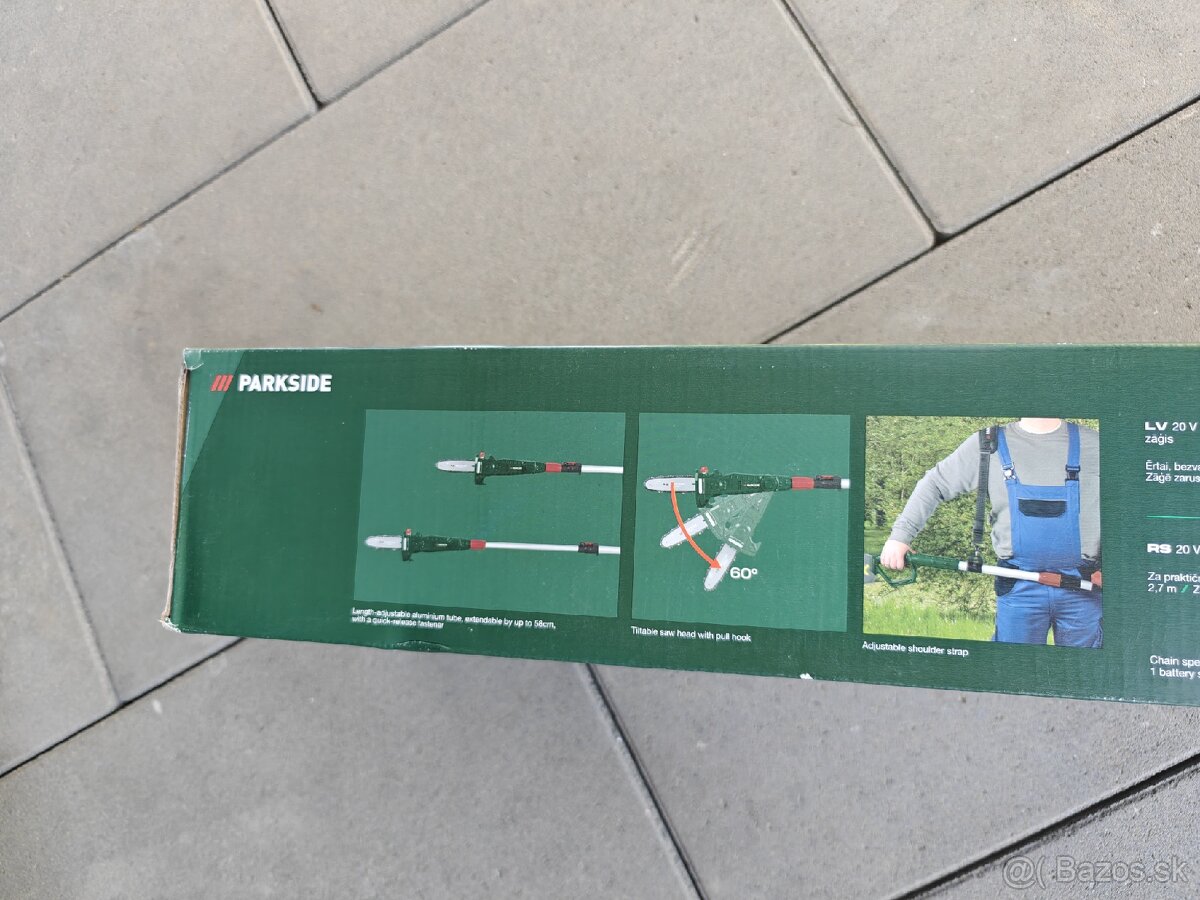 Aku odvetvovač parkside 20v - 2