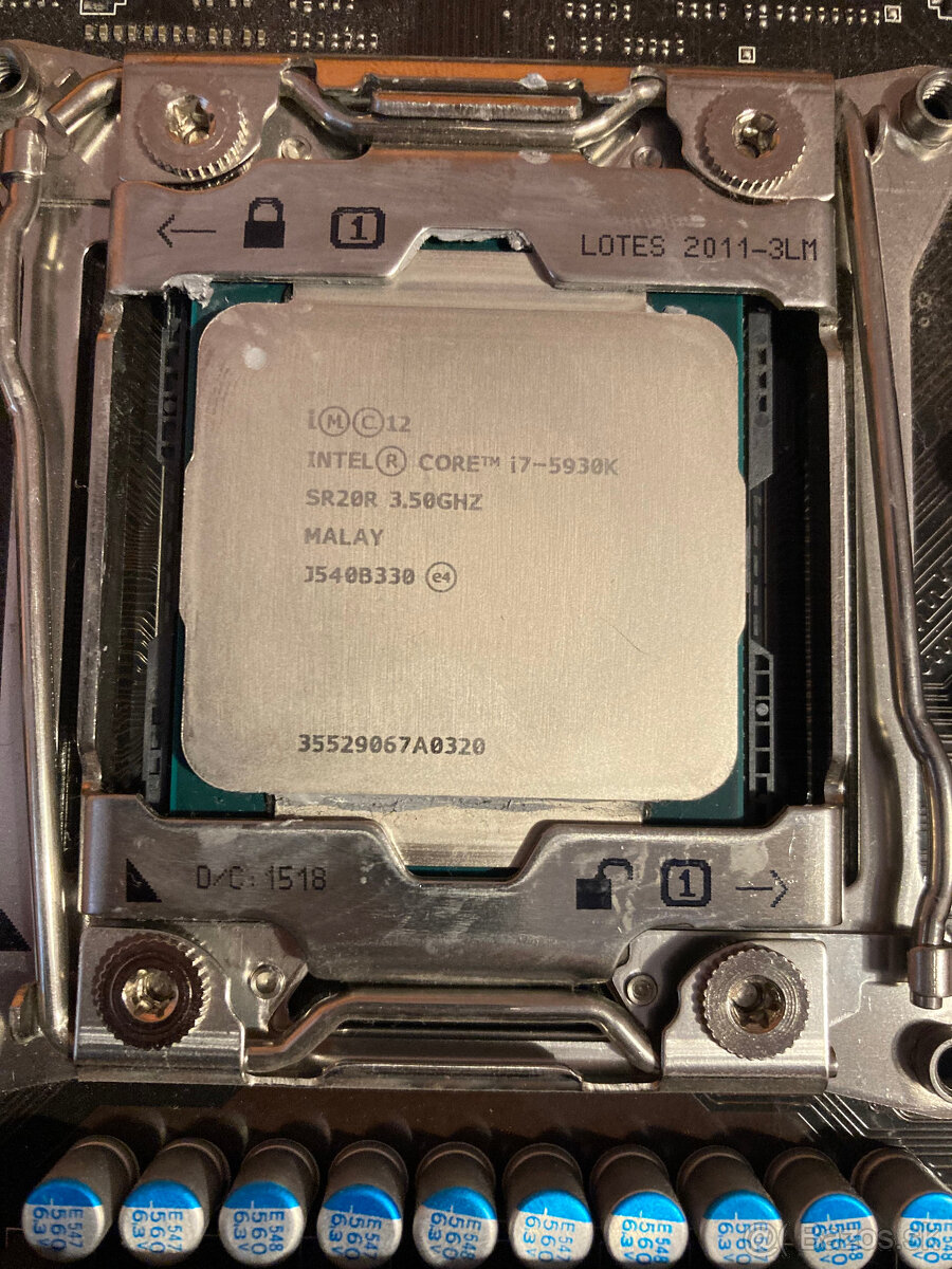 Combo MSI X99, Intel i7 6-jadro 5930K - 2