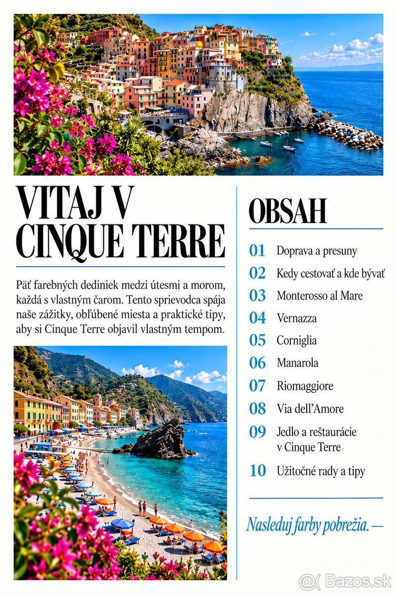 Cinque Terre - digitálny itinerár v PDF - 2