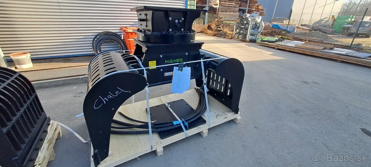 Demoliční - třídící drapák Häner pro bagry 22-28 tun, nový - 2