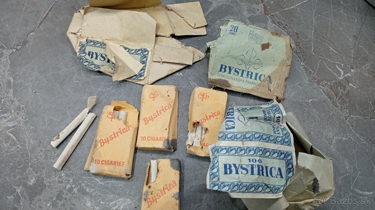 Staré cigarety Bystrica - 2