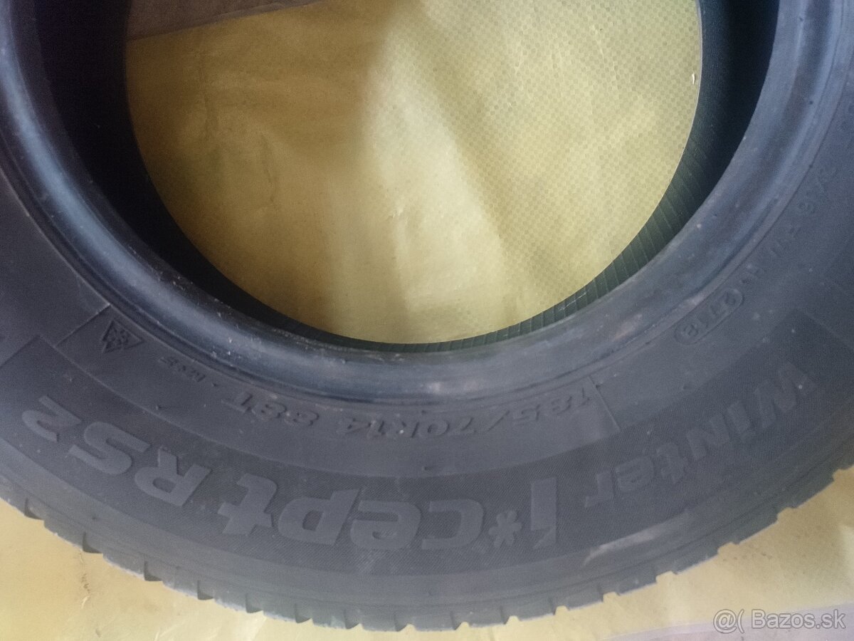 Zimné Hankook 185/70 R14. Aj kuriérom. - 2