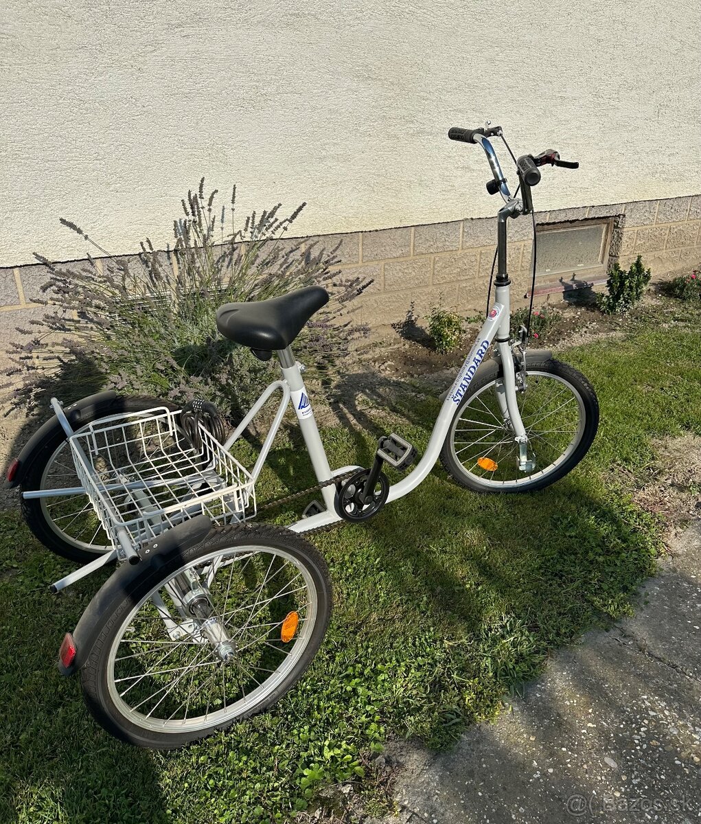 Trojkolka pre dospelých s nákupným košíkom - pre seniorov - 2