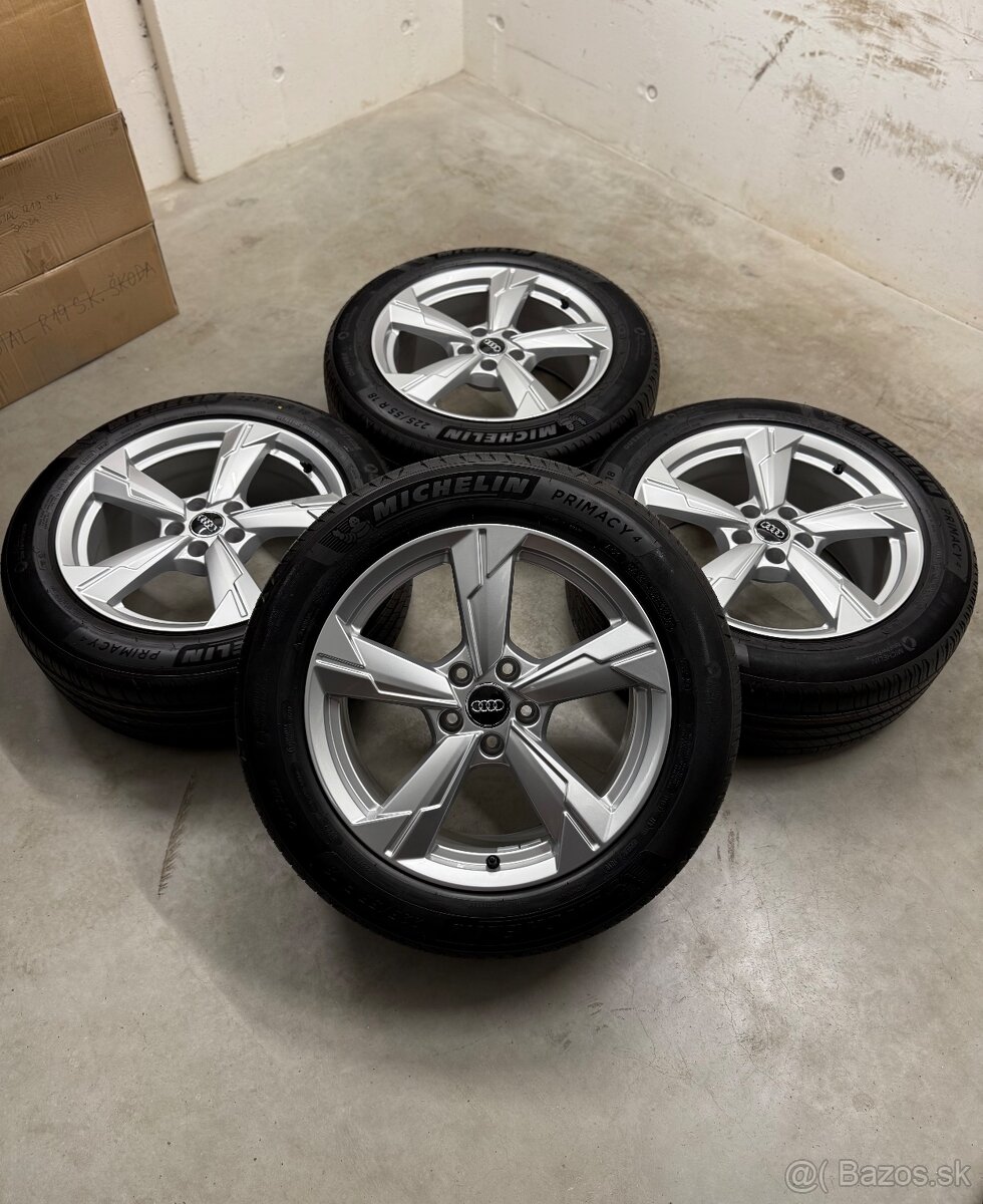 Nepoužitá letná sada 5x112 R18 , 225/55/18 Audi A6 C8 - 2