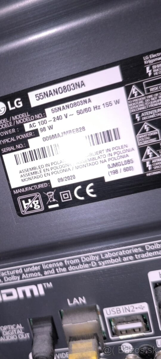 LG 55NAN0803NA televizor - 2