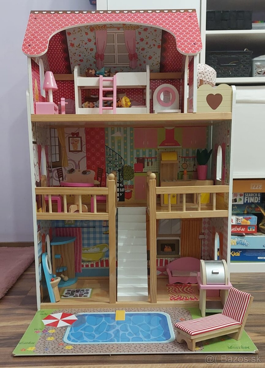 Drevený domček pre bábiky - 2