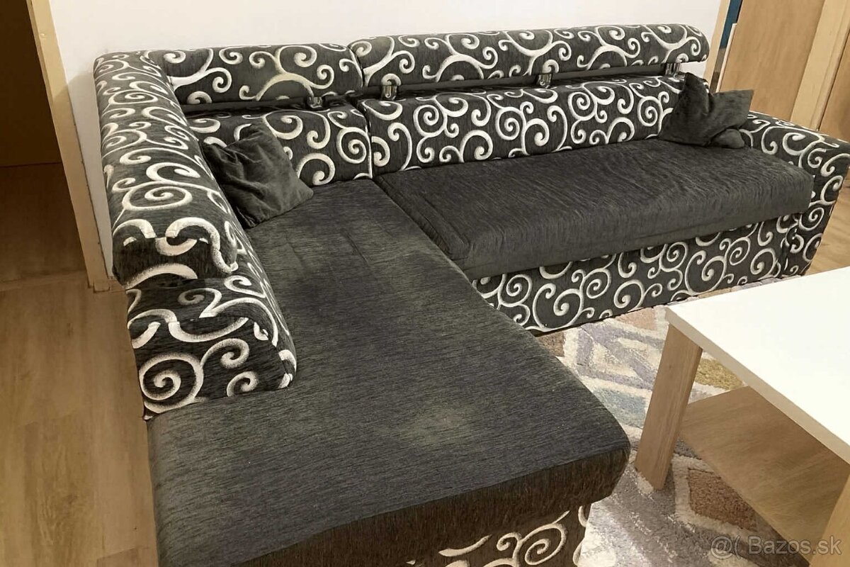 Predám rohovú sedačku + kreslo - 2