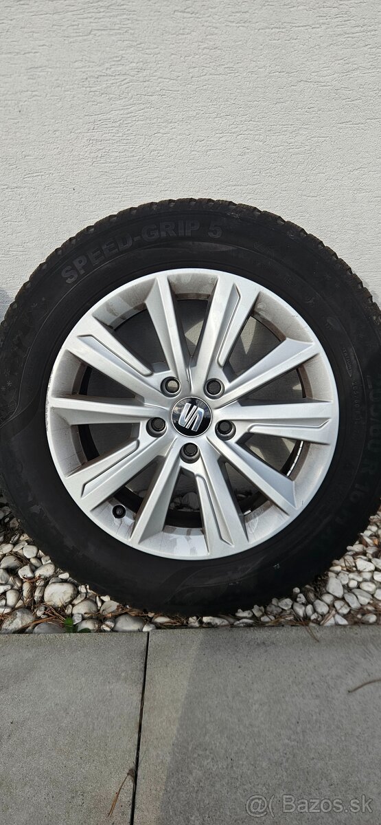 Alhambra/Sharan R16 5x112 zimná sada originál diskov diskov - 2