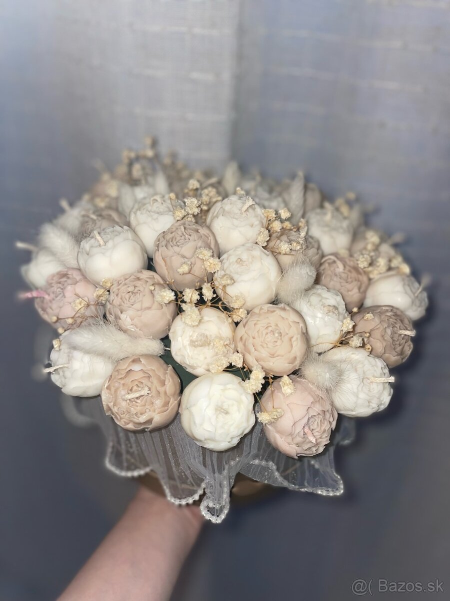 Flowerbox zo sójových sviečok - 2