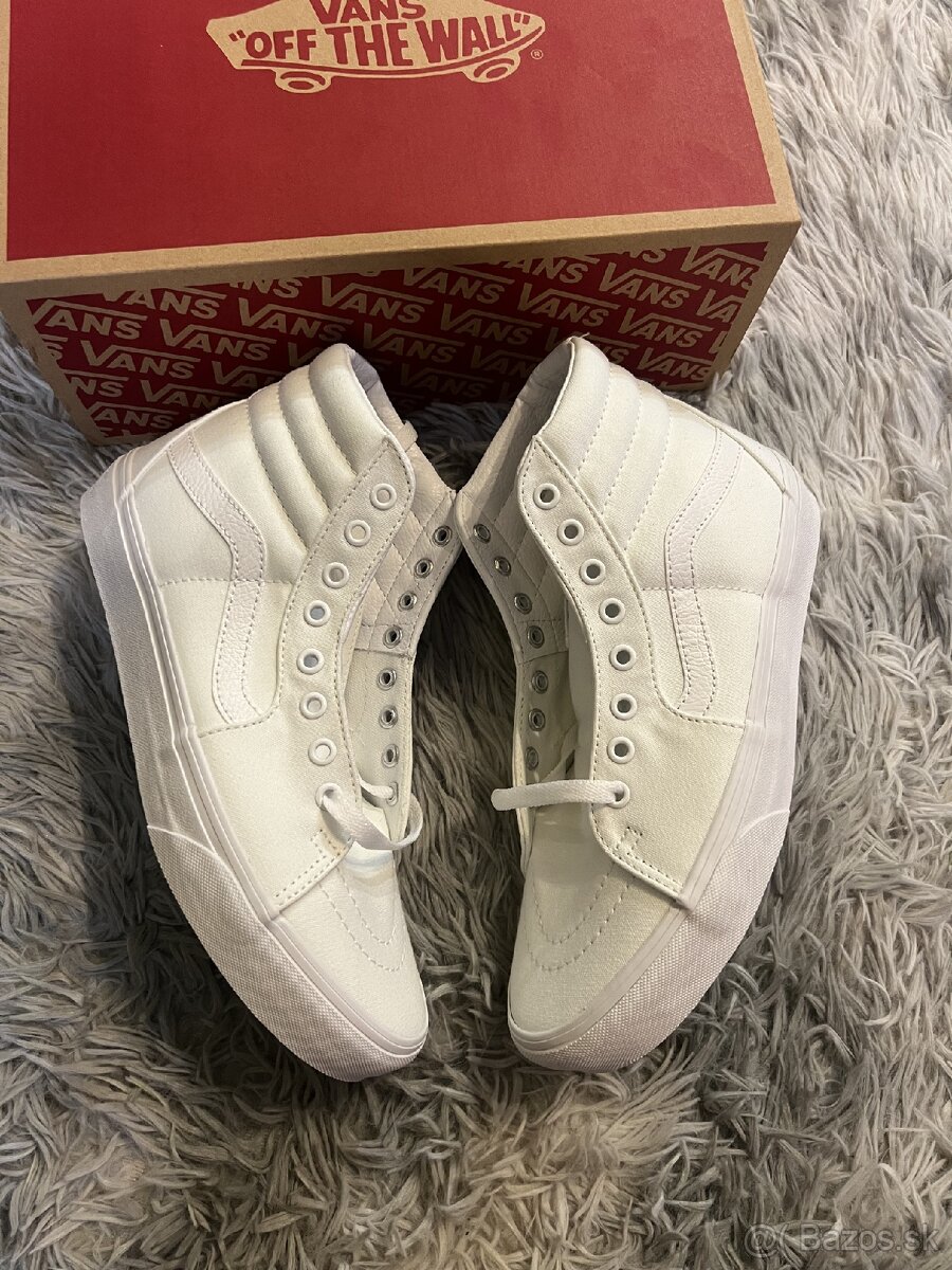 Vans Sk8-Hi Biele Tenisky - 2