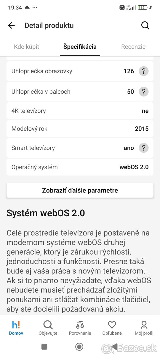 Predám Smart 3D TV LG - 2
