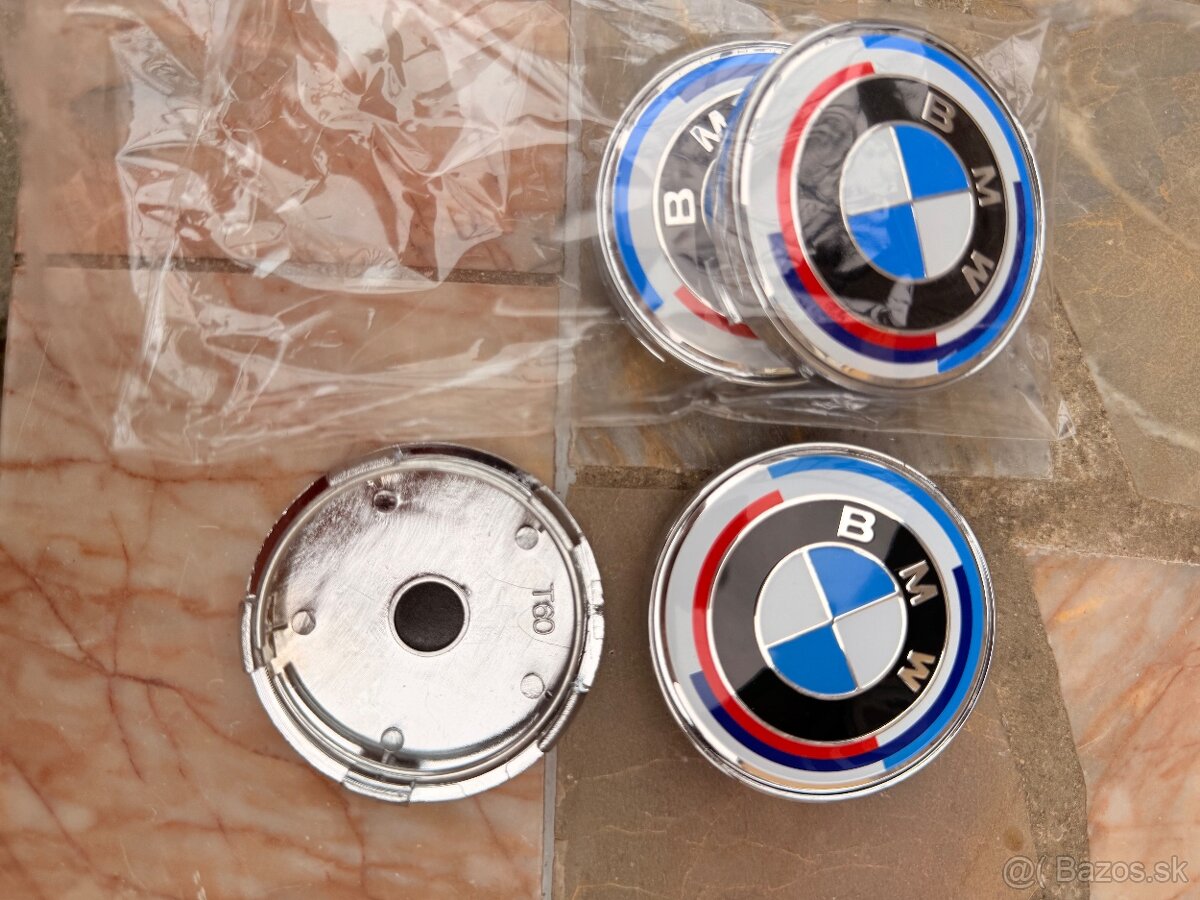 BMW krytky do elektrónov 50th anniversary - 2