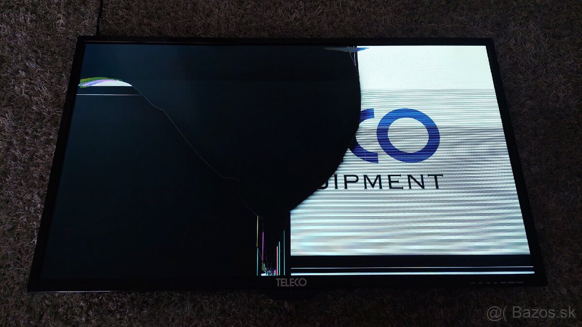 Televízor do ksravanu TELECO TEK32S poškodený displej - 2