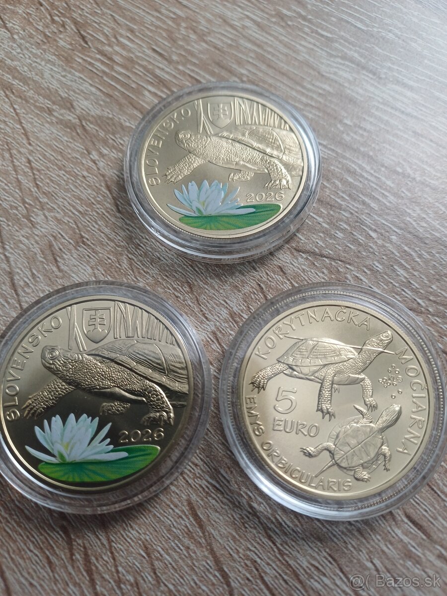 Minca 5 eur Korytnačka močiarna - 2