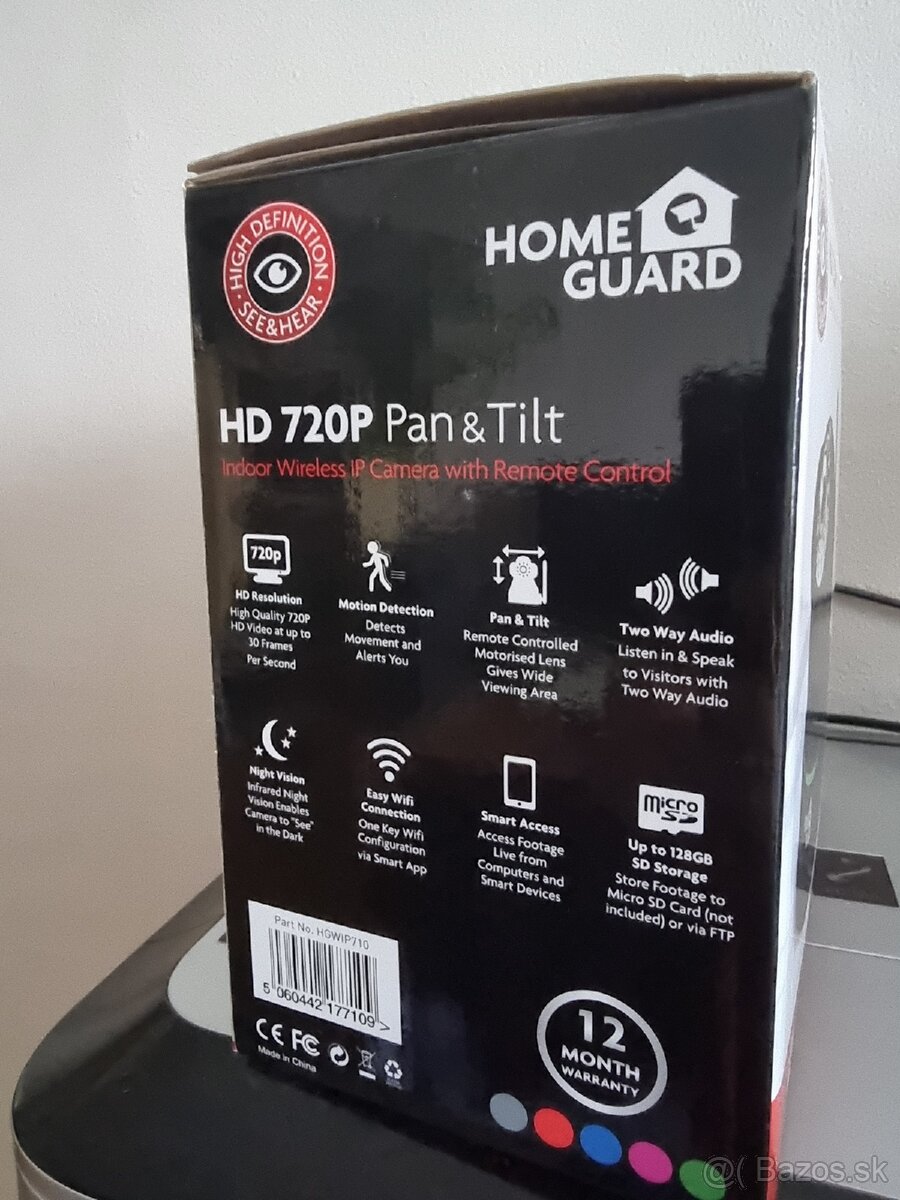 Home Guard HD720 vnútorna wifi kamera - 2