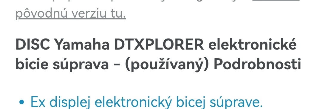 Vymením elektrické bicie yamaha dtxplorer za klasické bicie - 2