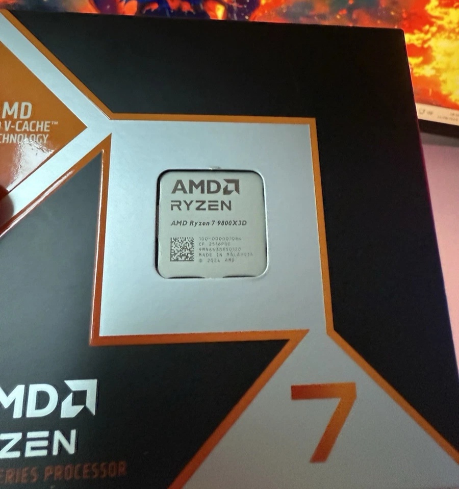 AMD Ryzen 7 9800X3D - 8 jádrový procesor - 2