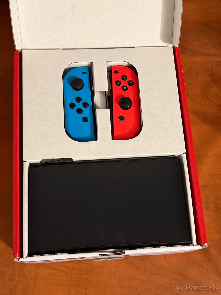 Nintendo switch oled 64gb + záruka - 2