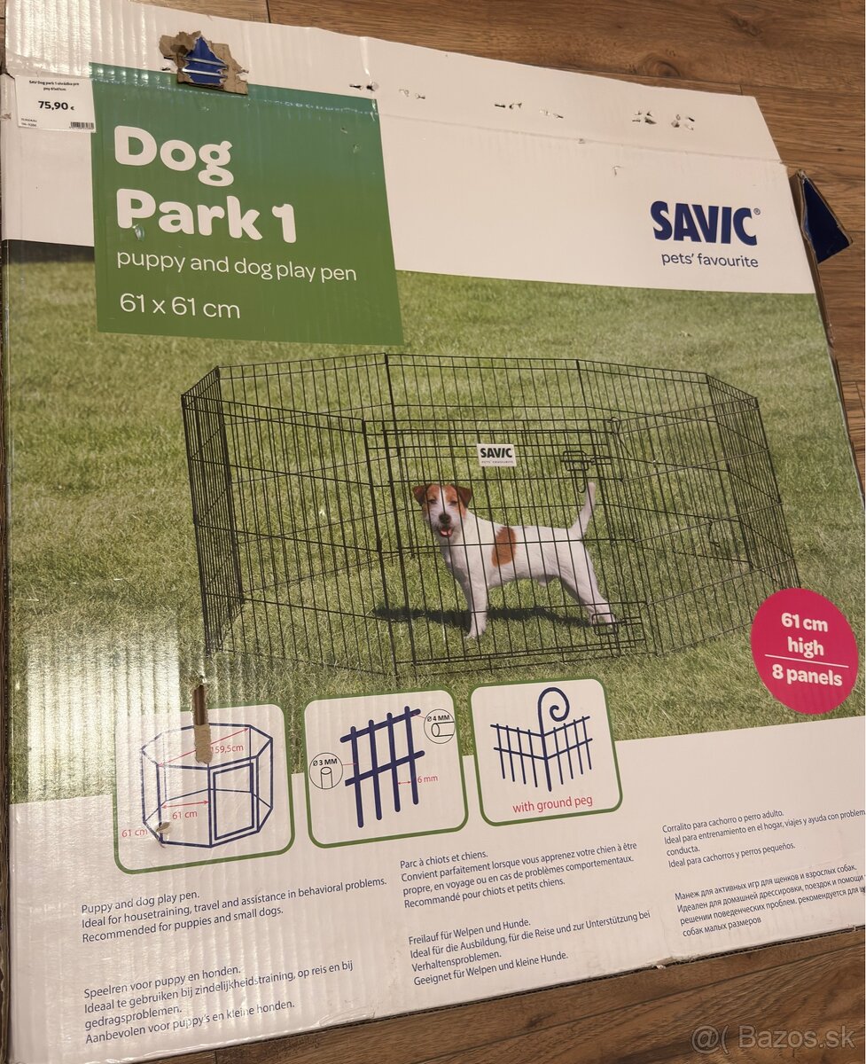 Ohrádka pre psa SAVIC - 2
