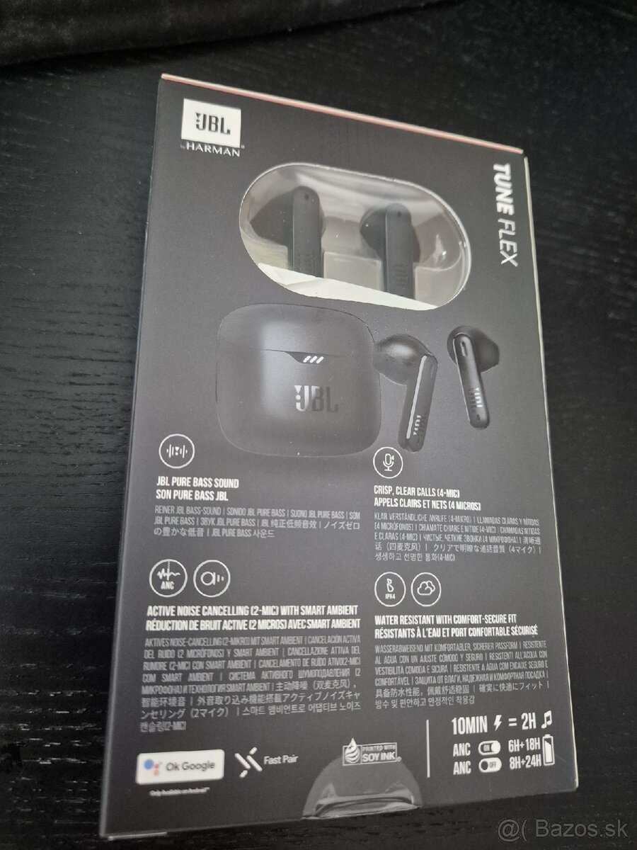 JBL Tune Flex cierne - 2