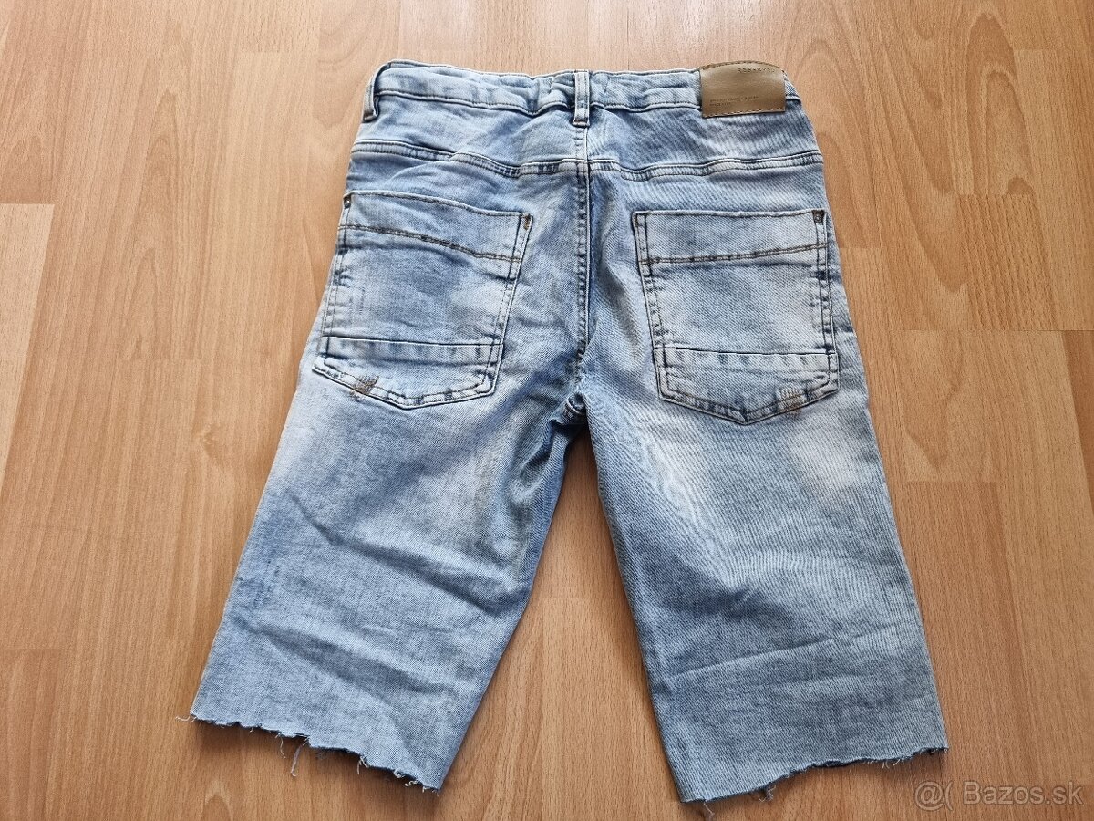 Chlapčenské riflové kraťasy zn. Reserved, veľ. 158 - 2