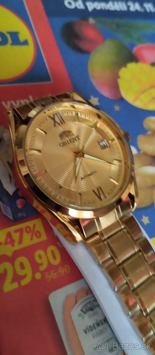 luxusní hodinky ORIENT AUTOMATIK 3 STARS GOLD - 2