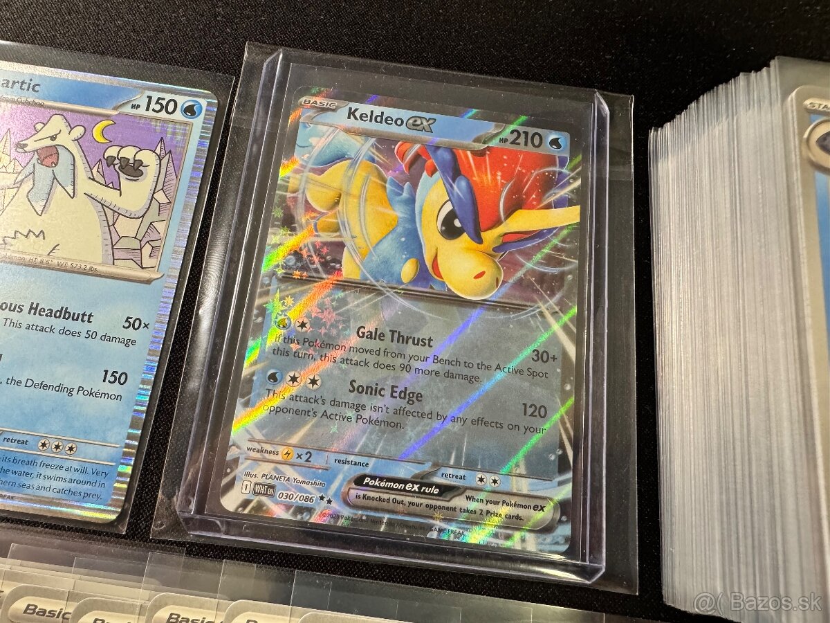 Pokemón MEGA balík (F): 100ks kariet v obaloch s EX + darček - 2