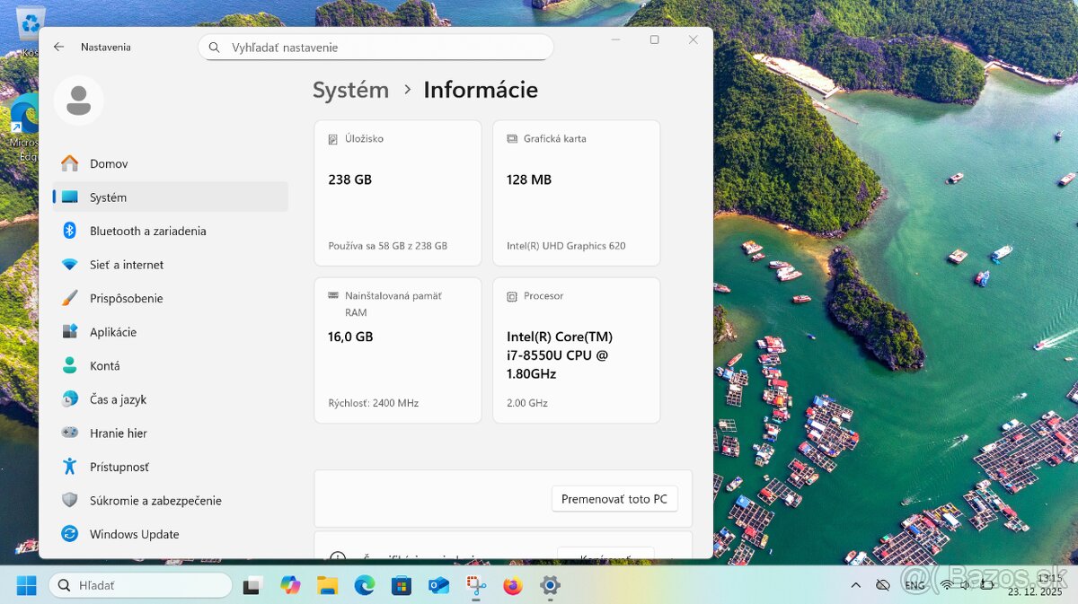 Lenovo ThinkPad L480 i7-8550U 1.8GHz 16GB RAM Win 11 Pro - 2