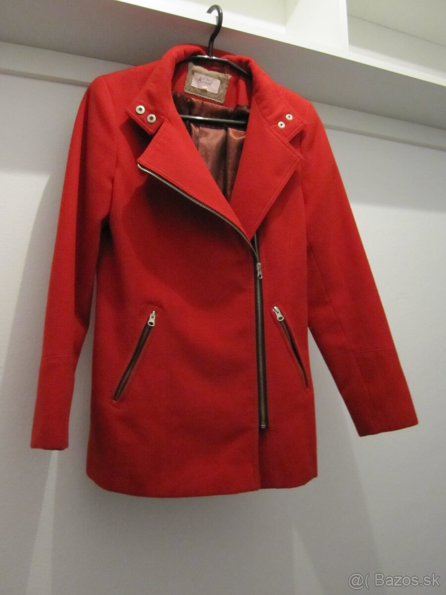 Cerveny kabat na zips - 2