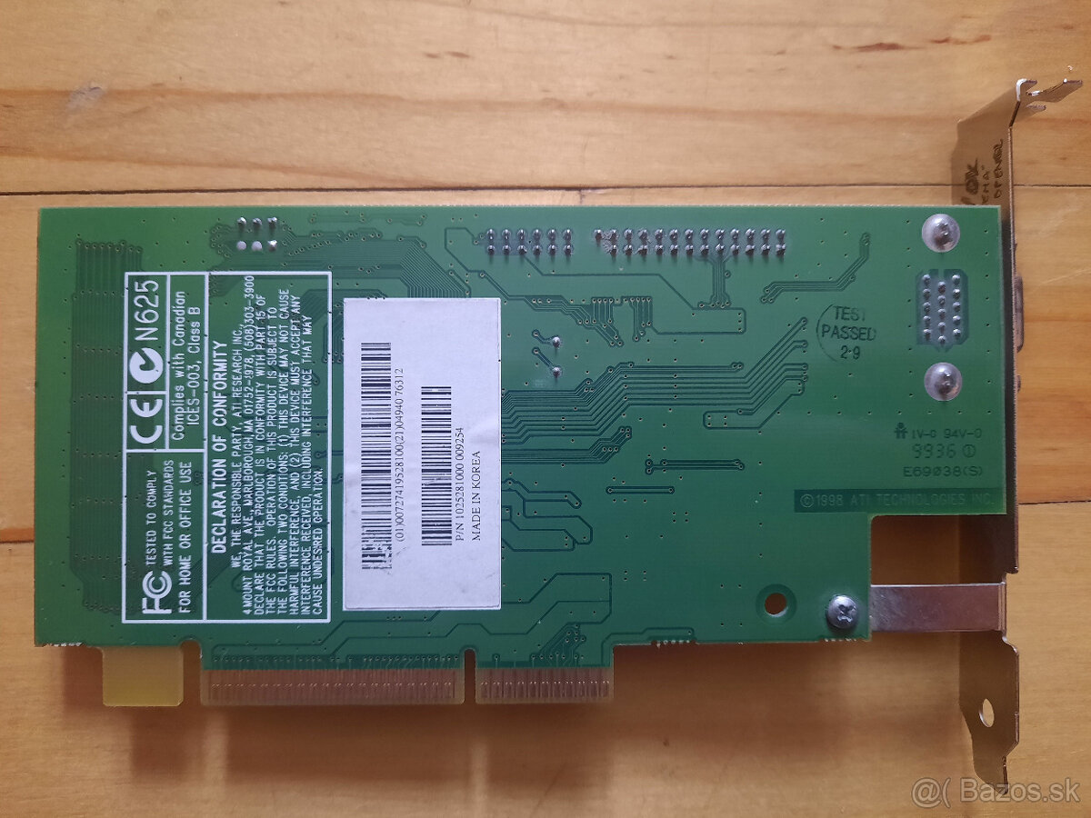 Retro graficke karty pre starsie PC - AGP - 2