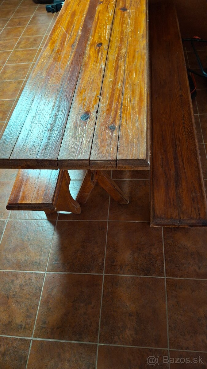 Stôl+2 lavice - 2