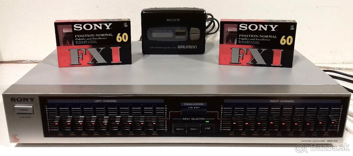 4x Equalizer SONY 2x9 pasmovy, 2x7 pasmovy, vyr. JAPAN = Eq3 - 2