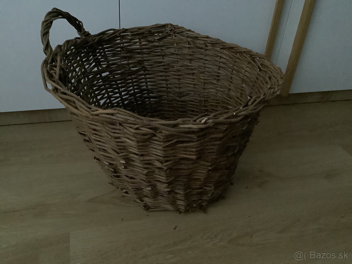 Retro prútený kôš č. 8 - 2