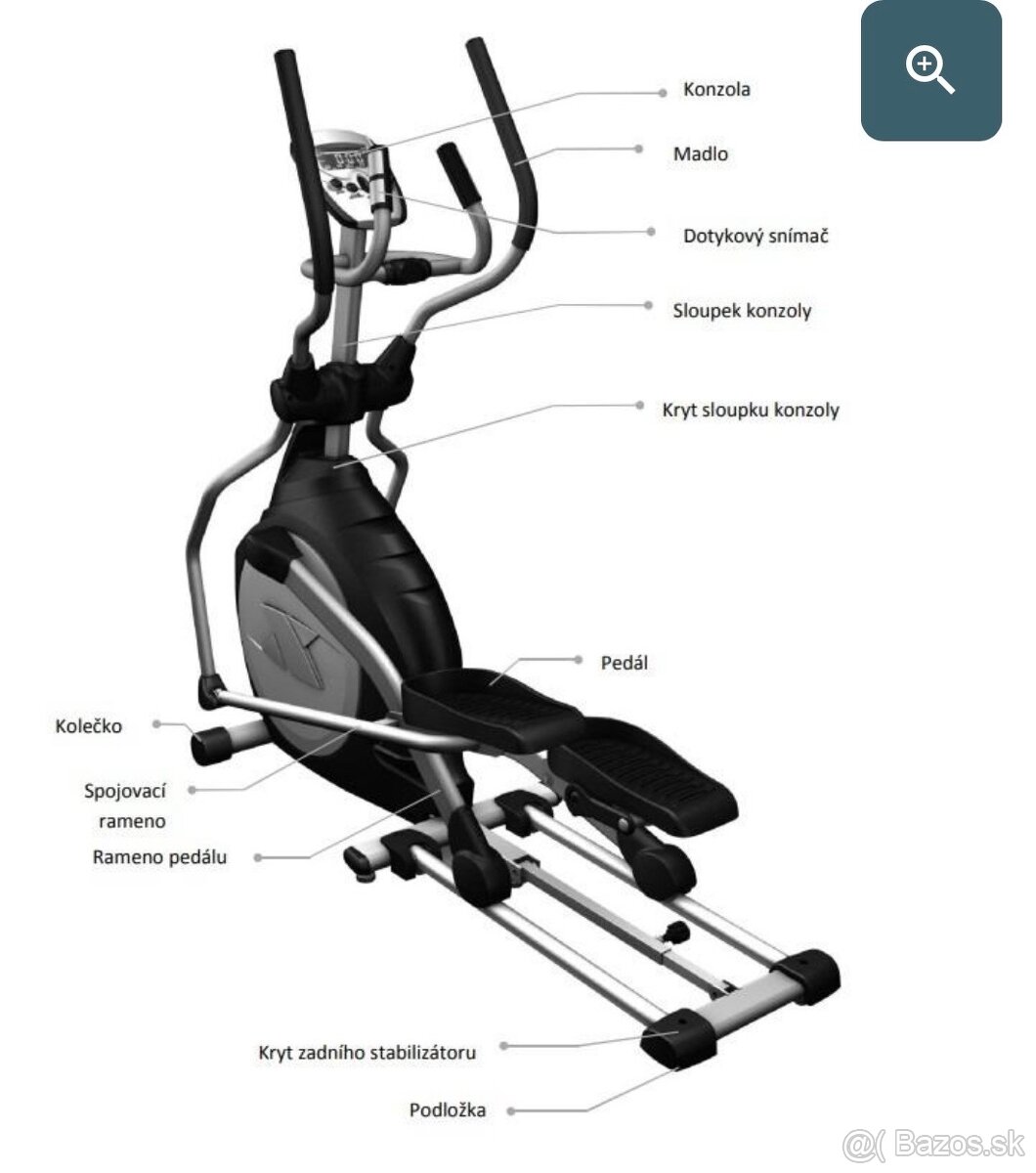 Kvalitný Ergonomicky eliptický trenažér /stepper/XT1010 - 2