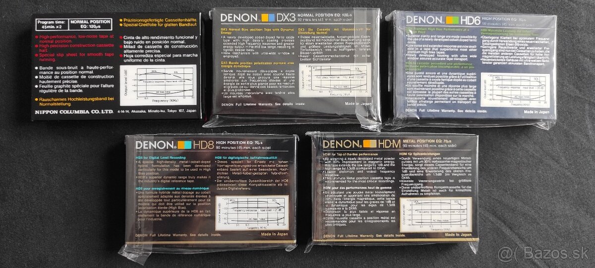 Audiokazety DENON - 2
