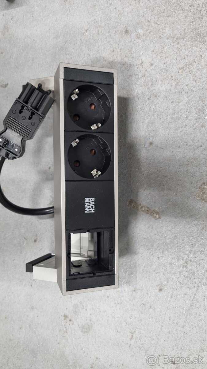 Nová Bachmann 902.403 Elektro zásuvka nerez - 2