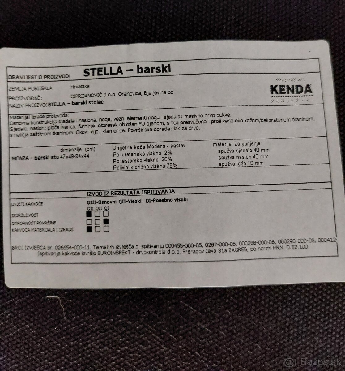 Barové stoličky - 2