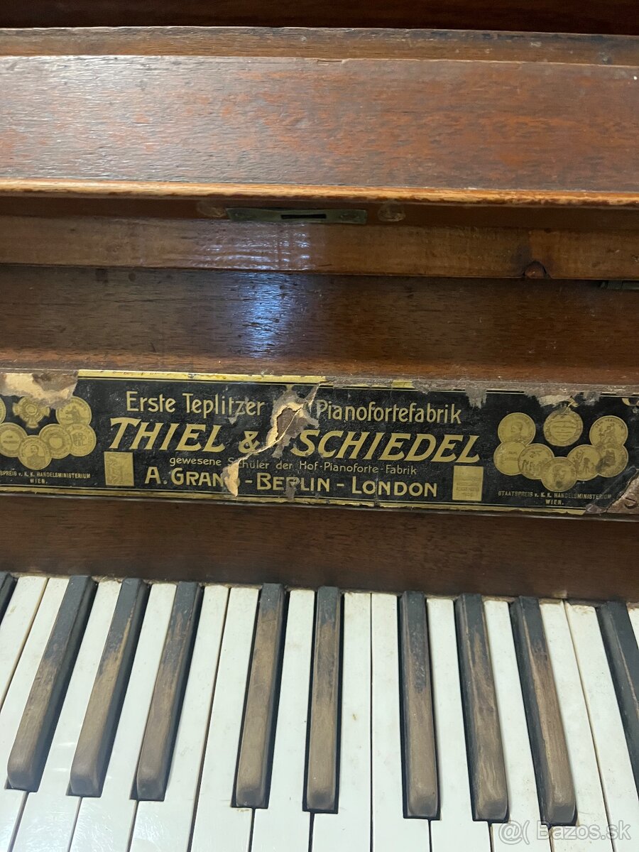 Piano klavír Thiel&schiedel - 2