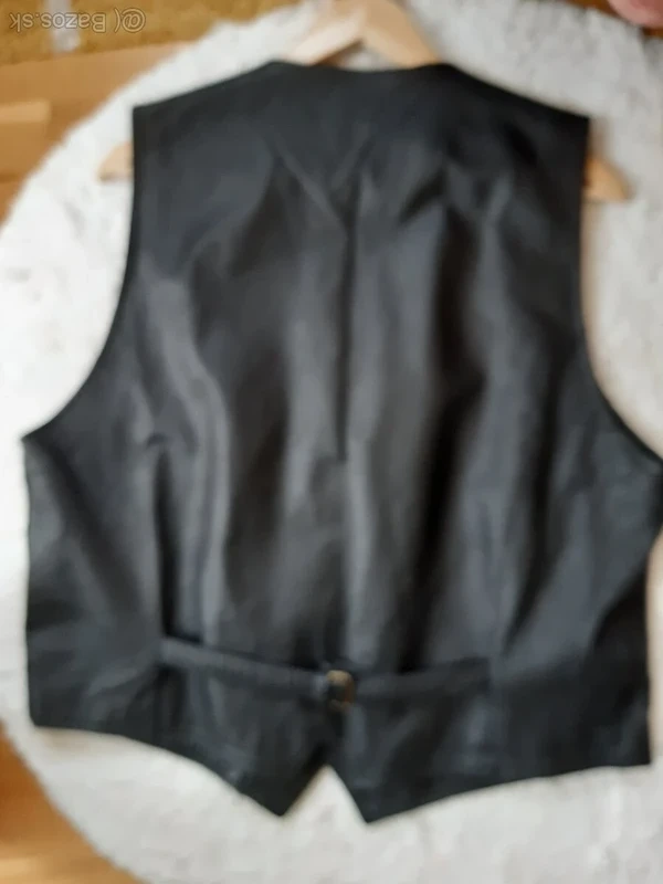 Kožená vesta, pánska XL - 2