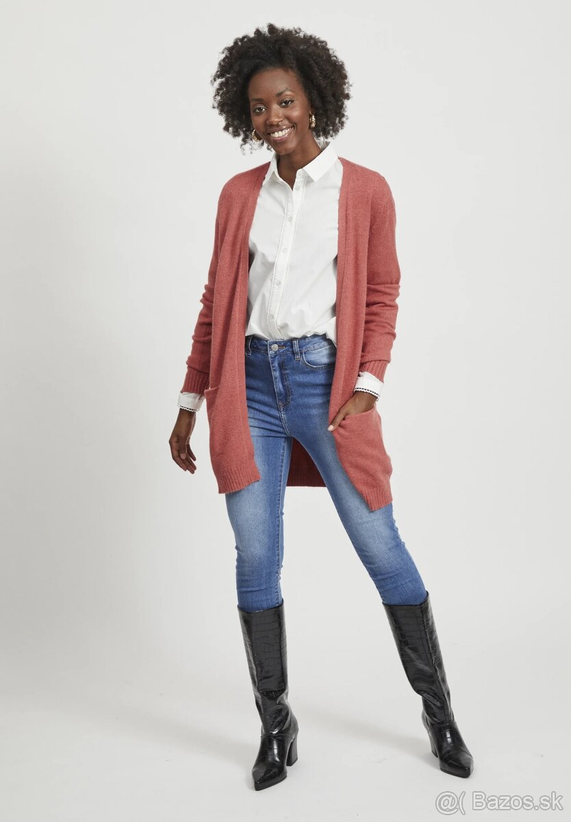 Dámsky kardigan Vila vel.S dusty cedar ===NOVÉ=== - 2