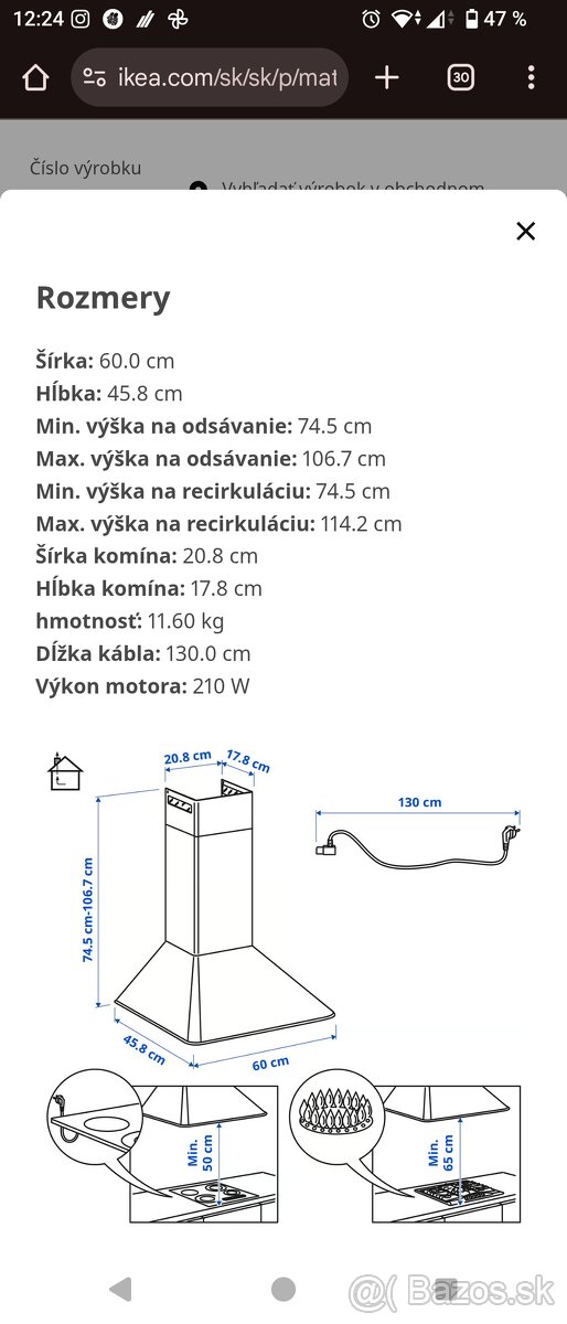 Komínový Digestor MATTRADITION (ikea) - 2