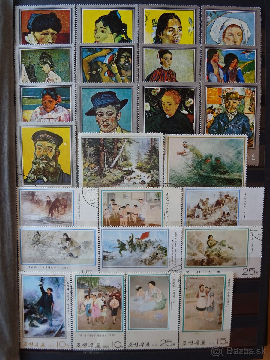 Pekná zbierka známok UMENIE 2 - 2