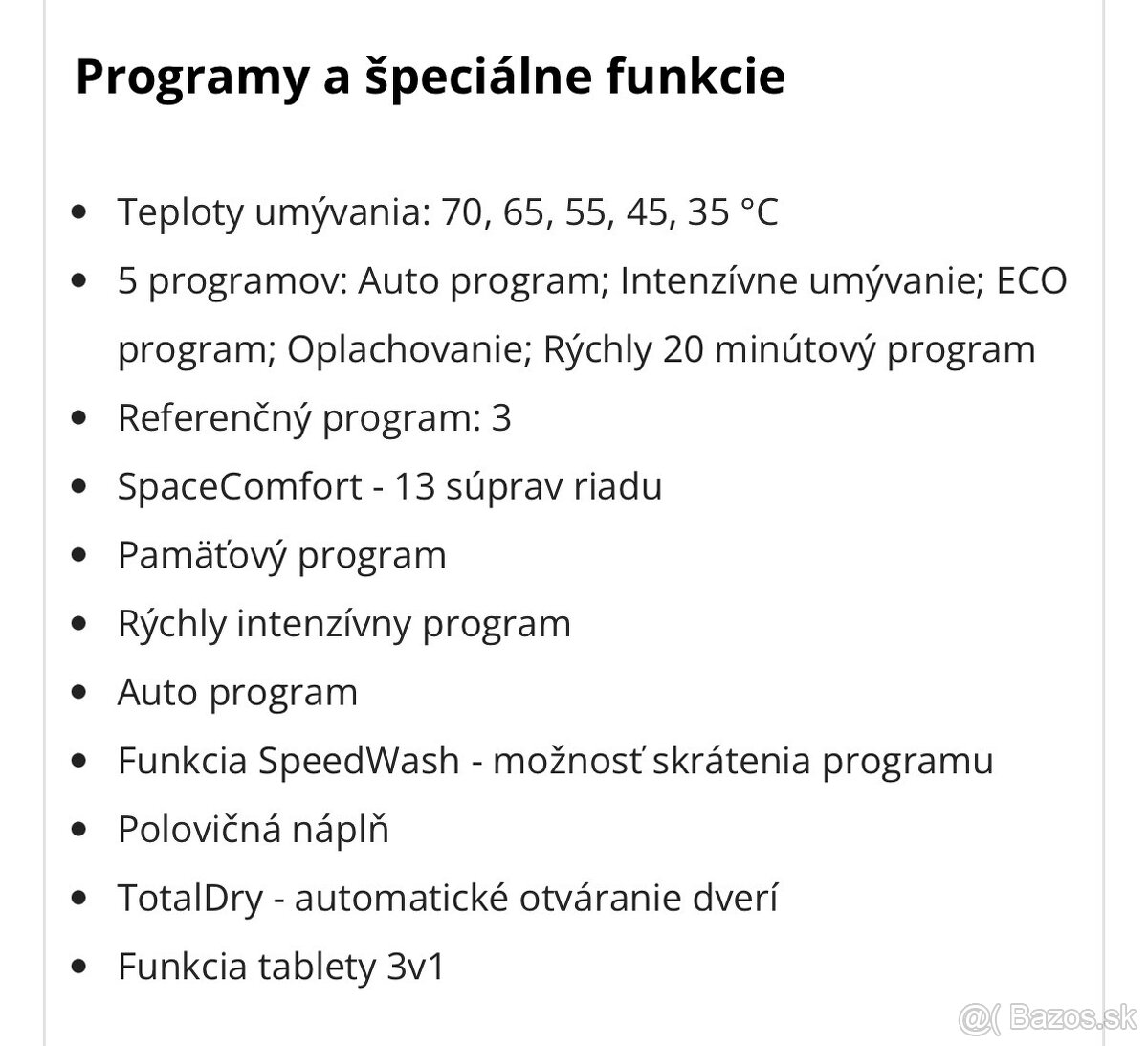 Vstavaná umývačka riadu - 2