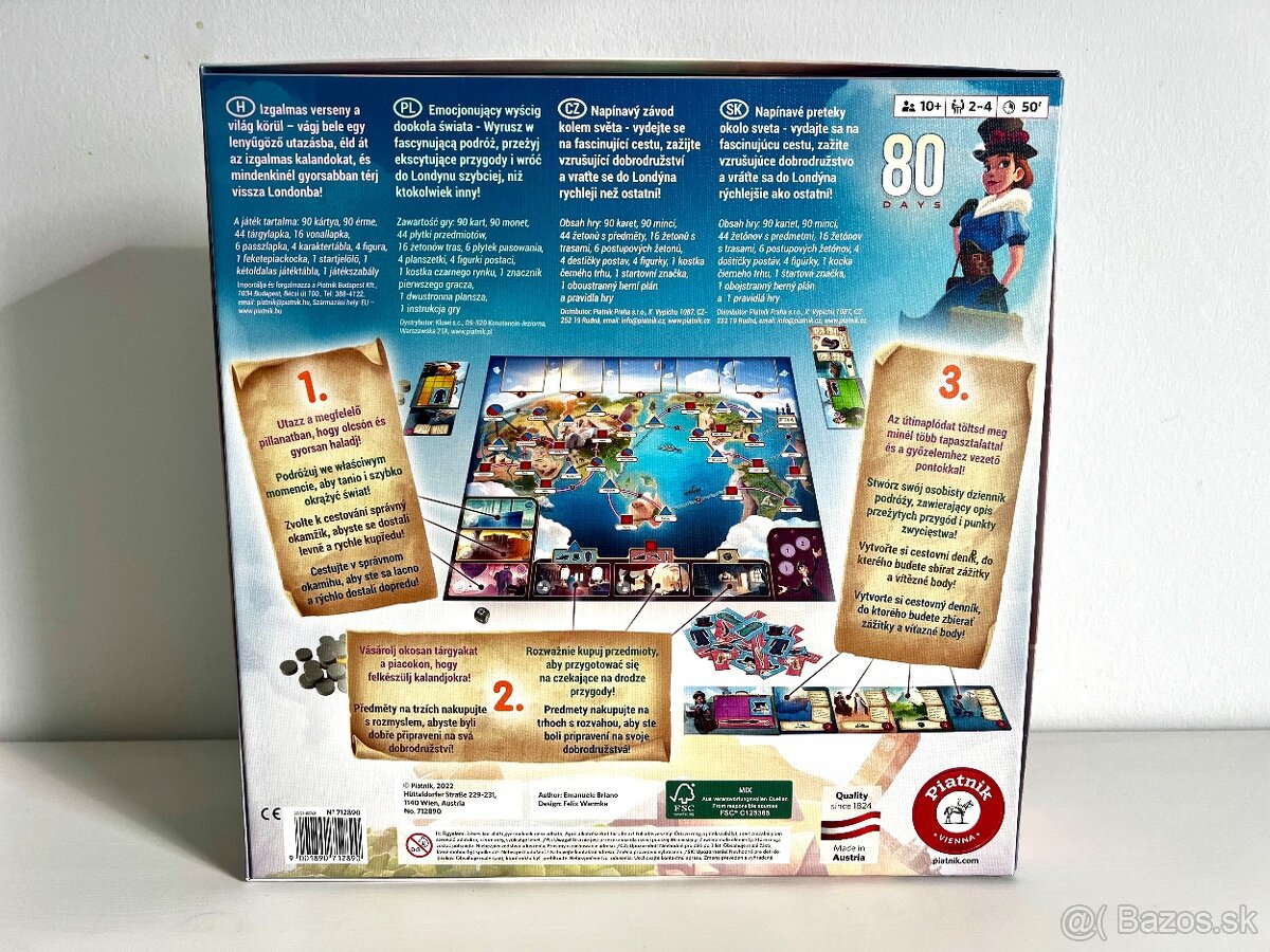 Spoločenská hra 80 days - 2