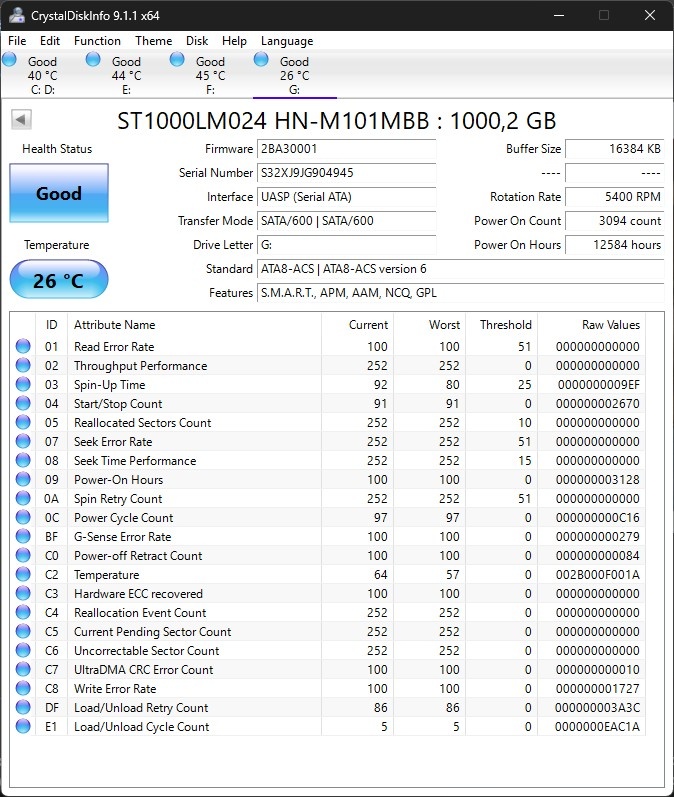 Externý 1TB disk - 2,5" SATA HDD - 2